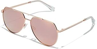 Hawkers Shadow Polarized, Occhiali da sole Unisex Adulto, Polarized Karat Rose Gold, Taglia unica