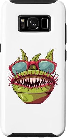 ART Custodia per Galaxy S8 Colorful Venus Flytrap con occhiali da sole I Bambini Venus Flytrap