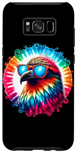 Custodia per Galaxy S8+ Cool Tie Dye Skua Occhiali Da Sole Uccello Illustrazione Art