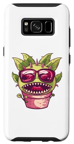 ART Custodia per Galaxy S8 Colorful Venus Flytrap con occhiali da sole I Bambini Venus Flytrap