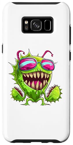 ART Custodia per Galaxy S8+ Colorful Venus Flytrap con occhiali da sole I Bambini Venus Flytrap