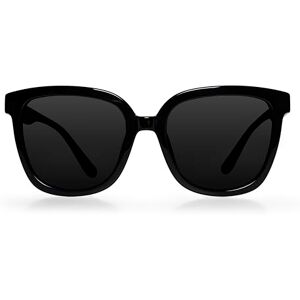 Carlheim Women's Dark Lens Uv400 Mona Sunglasses Occhiali da Sole, Nero, 133mm Donna Carlheim Women's Dark Lens Uv400 Mona Sunglasses Occhiali da Sole, Nero, 133mm Donna