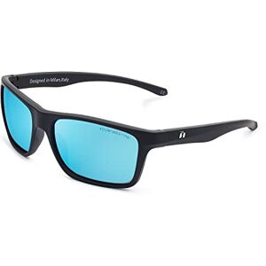 CLANDESTINE Occhiali da Sole Square 6 Matte Black Blue Lenti in Nylon Azzurri e Montatura in Acetato Occhiali da Sole Unisex Smart Vision Technology Più Nitidezza e Meno Riflessi CLANDESTINE Occhiali da Sole Square 6 Matte Black Blue Lenti in Nylon Azzurri e Montatura in Acetato Occhiali da Sole Unisex Smart Vision Technology Più Nitidezza e Meno Riflessi