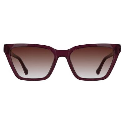 Calvin Klein Women's Sunglasses Transparent Burgundy with Gradient Bordeaux Lens Calvin Klein Women's Sunglasses Transparent Burgundy with Gradient Bordeaux Lens