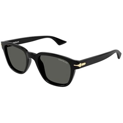Montblanc MB0302S-010 53 Sunglass Man Recycled Ace Occhiali da sole, Sport, Multicolore (Multicolore), Taglia unica Montblanc MB0302S-010 53 Sunglass Man Recycled Ace Occhiali da sole, Sport, Multicolore (Multicolore), Taglia unica