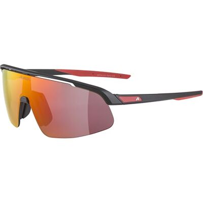 ALPINA TURBO PRO YOUTH Occhiali Sportivi per Bambini, Nero Opaco, Taglia unica, 100% Protezione UVA, UVB e UVC ALPINA TURBO PRO YOUTH Occhiali Sportivi per Bambini, Nero Opaco, Taglia unica, 100% Protezione UVA, UVB e UVC