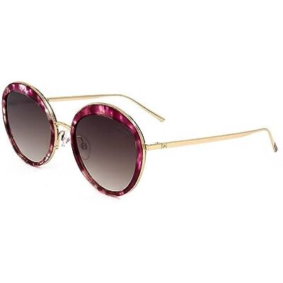 Ana Hickmann HICKMANN Mod. HI3052 Marbled Cherry_Gold Occhiali da sole, unisex, multicolore, taglia unica Ana Hickmann HICKMANN Mod. HI3052 Marbled Cherry_Gold Occhiali da sole, unisex, multicolore, taglia unica