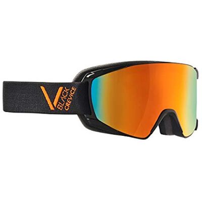 Occhiali da Sci Crevice Neri - Resistente agli urti, UV 400, M/L Occhiali da Sci Crevice Neri - Resistente agli urti, UV 400, M/L