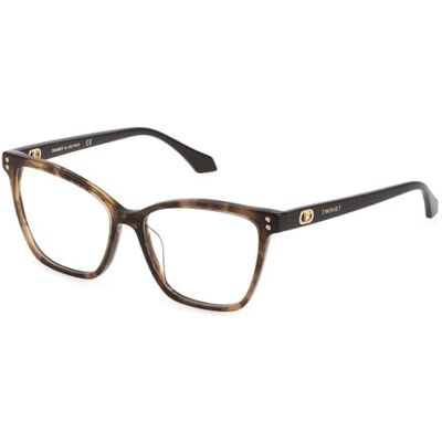 TWINSET Occhiali, Shiny Melange Brown, 53 Donna, Melange marrone brillante, 70 TWINSET Occhiali, Shiny Melange Brown, 53 Donna, Melange marrone brillante, 70