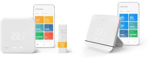 tado° Kit Base – Termostato Intelligente Cablato V3+ – Termostato digitale per caldaia & Controllo Climatizzazione Intelligente V3+ – wifi – Gestione via app