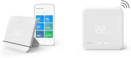 tado° Controllo Climatizzazione Intelligente V3+ – wifi – Gestione via app & Sensore di Temperatura Wireless – Accessorio Aggiuntivo Per Valvole Termostatiche Wifi