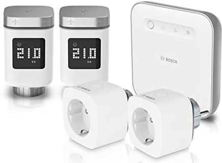 Bosch 2 Termostato per radiatore II + 2 presa WLAN Funzione App Controller II