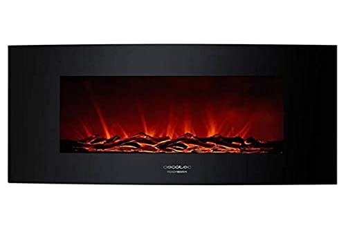 Cecotec 5367 Camino elettrico da parete Ready Warm 3500 Curved Flames