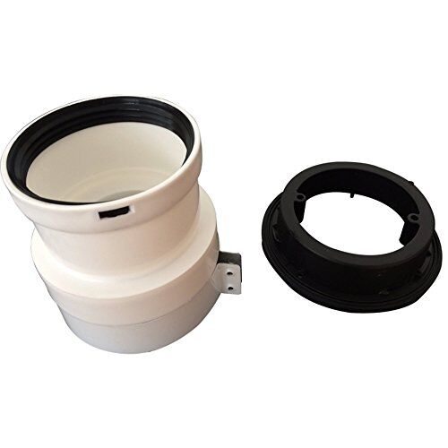 Ariston Kit Adattatore 60/100-80 per fumisteria Caldaia a condensazione, Bianco