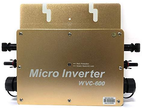 SHIOUCY MPPT WVC-600W Solar Inverter Pannello impermeabile Micro Inverter pannello solare IP65 (questa versione non ha funzione di comunicazione)