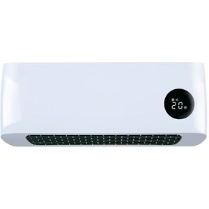 alpina Termoventilatore da parete 2000 W, in ceramica, con 2 livelli di potenza e timer, termostato digitale alpina Termoventilatore da parete 2000 W, in ceramica, con 2 livelli di potenza e timer, termostato digitale