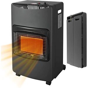 Brigros White by Stufa A Gas Pieghevole, Infrarossi, Accensione Piezoelettrica, Adatta Per GPL/Butano/Propano, Vano Per Bombola A Gas Fino A 15 Kg, Sistema ODS, 4200 W, Nero Brigros White by Stufa A Gas Pieghevole, Infrarossi, Accensione Piezoelettrica, Adatta Per GPL/Butano/Propano, Vano Per Bombola A Gas Fino A 15 Kg, Sistema ODS, 4200 W, Nero