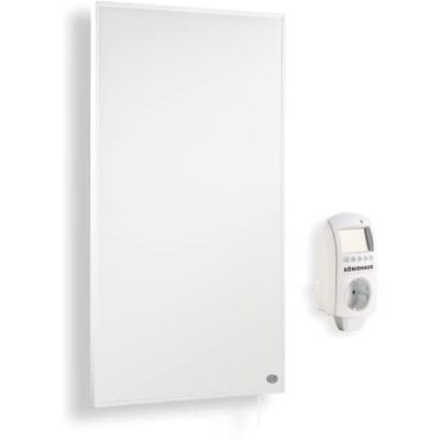 KÖNIGHAUS Riscaldatore da parete a infrarossi 600 Watt termostato Smart KÖNIGHAUS Riscaldatore da parete a infrarossi 600 Watt termostato Smart