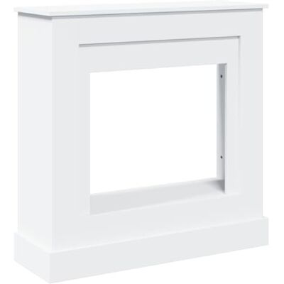 vidaXL Cornice per Camino Bianca 90x30x90 cm in Truciolato vidaXL Cornice per Camino Bianca 90x30x90 cm in Truciolato