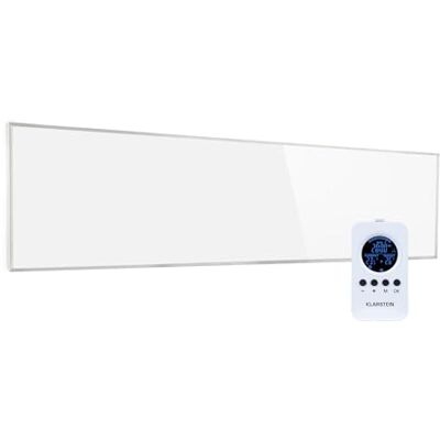 KLARSTEIN Air Infrarotheizung, Infrarot Heizung mit Fernbedienung, Erkennung Offener Fenster, Infrarotheizung mit Thermostat, Sparsame Heizung zur Wandmontage, CO2-Freie Elektroheizung 360 Watt KLARSTEIN Air Infrarotheizung, Infrarot Heizung mit Fernbedienung, Erkennung Offener Fenster, Infrarotheizung mit Thermostat, Sparsame Heizung zur Wandmontage, CO2-Freie Elektroheizung 360 Watt