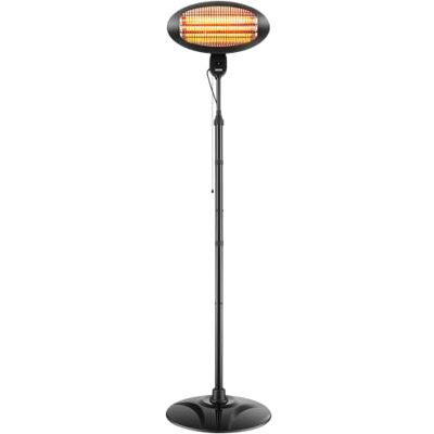 VEVOR Riscaldatore a Infrarossi 2000W con Interruttore a Tirante da Esterno Lampada Riscaldante con Altezza Regolabile, 3 Livelli di Calore, Struttura in Acciaio Laminato a Freddo, per Patio e Cortili VEVOR Riscaldatore a Infrarossi 2000W con Interruttore a Tirante da Esterno Lampada Riscaldante con Altezza Regolabile, 3 Livelli di Calore, Struttura in Acciaio Laminato a Freddo, per Patio e Cortili