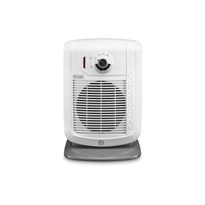 DeLonghi HBC 3030 Termoventilatore Caldobagno, 2 livelli di potenza, Funzione ECO-SILENCE, Protezione antigoccia, Ventilazione estiva, Avvolgicavo, per ambienti fino a 60 m³ DeLonghi HBC 3030 Termoventilatore Caldobagno, 2 livelli di potenza, Funzione ECO-SILENCE, Protezione antigoccia, Ventilazione estiva, Avvolgicavo, per ambienti fino a 60 m³