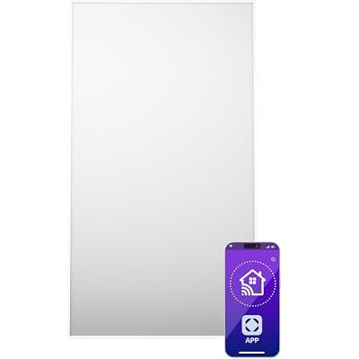 KLARSTEIN Stufa Elettrica a Raggi IR 480W, Riscaldamento a Basso Consumo con Telecomando, Timer e WiFi App, Pannello Radiante per Riscaldare Ambienti, No CO2 KLARSTEIN Stufa Elettrica a Raggi IR 480W, Riscaldamento a Basso Consumo con Telecomando, Timer e WiFi App, Pannello Radiante per Riscaldare Ambienti, No CO2