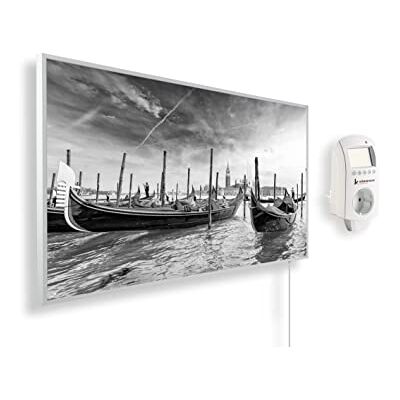 KÖNIGHAUS Pannello riscaldante a infrarossi con immagine panoramica 1200 Watt – Termostato Smart – 18–29 m² KÖNIGHAUS Pannello riscaldante a infrarossi con immagine panoramica 1200 Watt – Termostato Smart – 18–29 m²