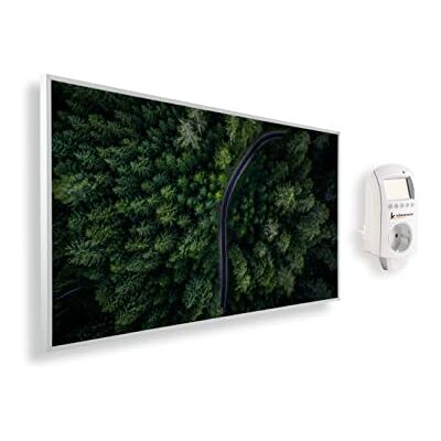 KÖNIGHAUS Pannello riscaldante a infrarossi con immagine panoramica 1200 Watt – Termostato Smart – 18–29 m² KÖNIGHAUS Pannello riscaldante a infrarossi con immagine panoramica 1200 Watt – Termostato Smart – 18–29 m²