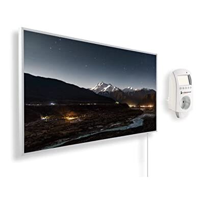 KÖNIGHAUS Pannello riscaldante a infrarossi con immagine panoramica 600 Watt – Termostato Smart – 8–16 m² KÖNIGHAUS Pannello riscaldante a infrarossi con immagine panoramica 600 Watt – Termostato Smart – 8–16 m²