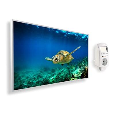 KÖNIGHAUS Pannello riscaldante a infrarossi con immagine panoramica 1200 Watt – Termostato Smart – 18–29 m² KÖNIGHAUS Pannello riscaldante a infrarossi con immagine panoramica 1200 Watt – Termostato Smart – 18–29 m²
