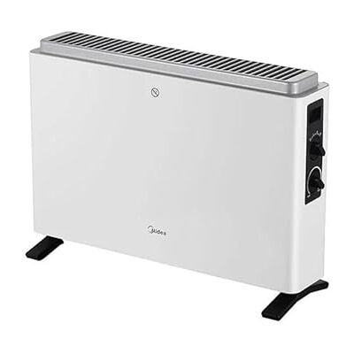 Midea Convettore Radiatore Elettrico Basso Consumo 2000 W Riscaldatore Elettrico con Termostato Regolabile, Stufa Elettrica con 3 Livelli di Potenza, Emettitore Termico con Protezione da Midea Convettore Radiatore Elettrico Basso Consumo 2000 W Riscaldatore Elettrico con Termostato Regolabile, Stufa Elettrica con 3 Livelli di Potenza, Emettitore Termico con Protezione da