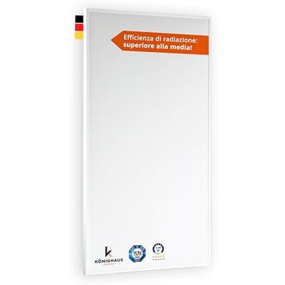 KÖNIGHAUS pannello IR 1000 W – Montaggio a parete – 14–26 m² KÖNIGHAUS pannello IR 1000 W – Montaggio a parete – 14–26 m²