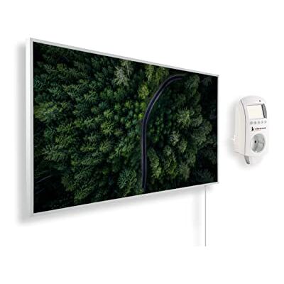 KÖNIGHAUS Pannello riscaldante a infrarossi con immagine panoramica 800 Watt – Termostato Smart – 11–21 m² KÖNIGHAUS Pannello riscaldante a infrarossi con immagine panoramica 800 Watt – Termostato Smart – 11–21 m²