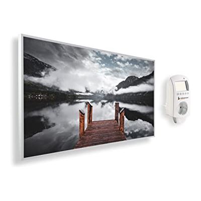 KÖNIGHAUS Pannello riscaldante a infrarossi con immagine panoramica 1200 Watt – Termostato Smart – 18–29 m² KÖNIGHAUS Pannello riscaldante a infrarossi con immagine panoramica 1200 Watt – Termostato Smart – 18–29 m²