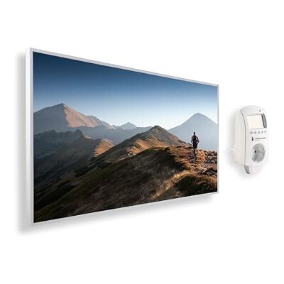 KÖNIGHAUS Pannello riscaldante a infrarossi con immagine panoramica 600 Watt – Termostato Smart – 8–16 m² KÖNIGHAUS Pannello riscaldante a infrarossi con immagine panoramica 600 Watt – Termostato Smart – 8–16 m²