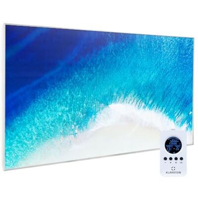 KLARSTEIN Wonderwall Art Pannello Riscaldante a Infrarossi 600W, Riscaldatore Elettrico da Parete con Telecomando e Rilevamento Finestre Aperte, Riscaldamento Bagno Senza CO2, Design Artistico KLARSTEIN Wonderwall Art Pannello Riscaldante a Infrarossi 600W, Riscaldatore Elettrico da Parete con Telecomando e Rilevamento Finestre Aperte, Riscaldamento Bagno Senza CO2, Design Artistico