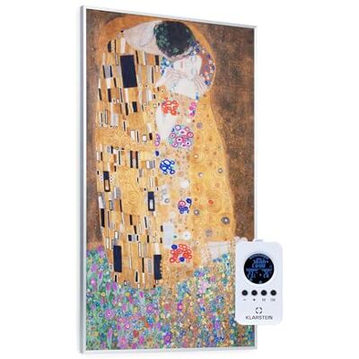 KLARSTEIN Wonderwall Art Pannello Riscaldante a Infrarossi 600W, Riscaldatore Elettrico da Parete con Telecomando e Rilevamento Finestre Aperte, Riscaldamento Bagno Senza CO2, Design Artistico KLARSTEIN Wonderwall Art Pannello Riscaldante a Infrarossi 600W, Riscaldatore Elettrico da Parete con Telecomando e Rilevamento Finestre Aperte, Riscaldamento Bagno Senza CO2, Design Artistico