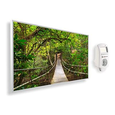 KÖNIGHAUS Pannello riscaldante a infrarossi con immagine panoramica 1000 Watt – Termostato Smart – 14–26 m² KÖNIGHAUS Pannello riscaldante a infrarossi con immagine panoramica 1000 Watt – Termostato Smart – 14–26 m²