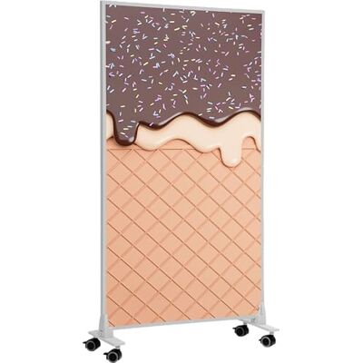 KÖNIGHAUS Pannello riscaldante decorativo apparecchio da pavimento 1000 14–26 m², motivo: Ghiaccio, pannello riscaldante mobile, piedini, caldo in 2 minuti KÖNIGHAUS Pannello riscaldante decorativo apparecchio da pavimento 1000 14–26 m², motivo: Ghiaccio, pannello riscaldante mobile, piedini, caldo in 2 minuti