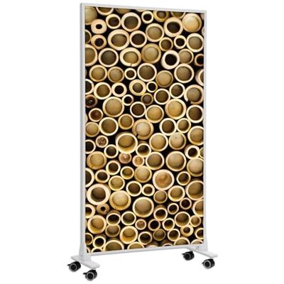 KÖNIGHAUS Pannello riscaldante decorativo apparecchio da pavimento 450 5–12 m², motivo: Bastoncini di bambù, pannello riscaldante mobile, piedini, caldo in 2 minuti KÖNIGHAUS Pannello riscaldante decorativo apparecchio da pavimento 450 5–12 m², motivo: Bastoncini di bambù, pannello riscaldante mobile, piedini, caldo in 2 minuti