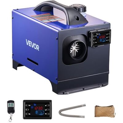 VEVOR Riscaldatore Diesel, 8 kW, DC 12 V/24 V, Riscaldatore d'Aria Diesel Portatile Tutto in Uno con Telecomando e Schermo LCD, Riscaldamento Rapido e Basso Rumore, Serbatoio Carburante da 5 L VEVOR Riscaldatore Diesel, 8 kW, DC 12 V/24 V, Riscaldatore d'Aria Diesel Portatile Tutto in Uno con Telecomando e Schermo LCD, Riscaldamento Rapido e Basso Rumore, Serbatoio Carburante da 5 L