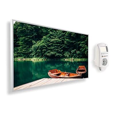 KÖNIGHAUS Pannello riscaldante a infrarossi con immagine panoramica 1200 Watt – Termostato Smart – 18–29 m² KÖNIGHAUS Pannello riscaldante a infrarossi con immagine panoramica 1200 Watt – Termostato Smart – 18–29 m²