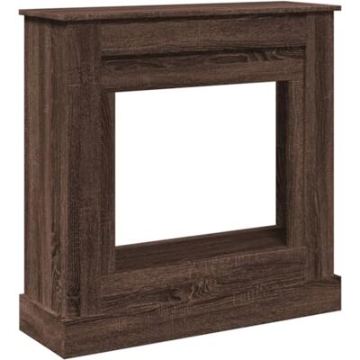 vidaXL Cornice per Camino Rovere Marrone 90x30x90 cm in Truciolato vidaXL Cornice per Camino Rovere Marrone 90x30x90 cm in Truciolato