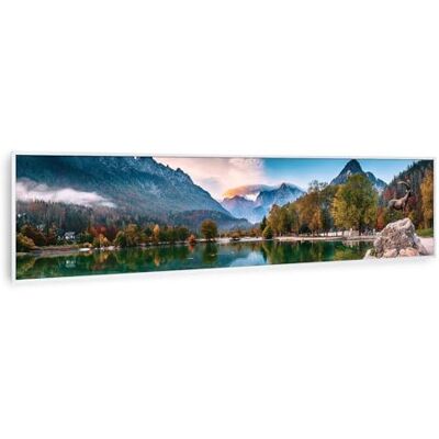 KLARSTEIN Infrarotheizung mit Thermostat, 350W Elektroheizung, Smart Home Bild-Infrarotheizung zur Wandmontage, IR mit IoT/WiFi App-Control, Feuchtraum Flach-Heizkörper, CO2-Freie Wand Heizung KLARSTEIN Infrarotheizung mit Thermostat, 350W Elektroheizung, Smart Home Bild-Infrarotheizung zur Wandmontage, IR mit IoT/WiFi App-Control, Feuchtraum Flach-Heizkörper, CO2-Freie Wand Heizung