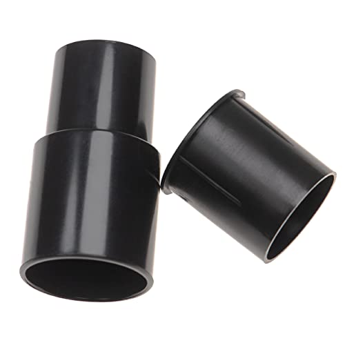 vhbw 2x raccordo per aspirapolvere per bocchette, tubi di aspirazione/impugnature con attacco da 32 e 35 mm nero, in plastica