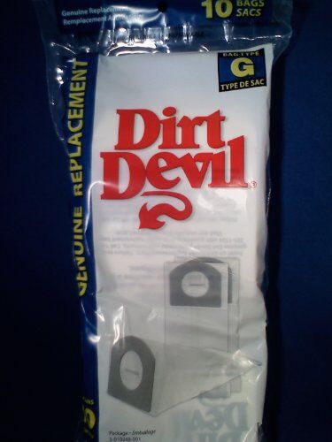 Hoover Dirt Devil  Sacchetti per aspirapolvere, confezione da 10, colore: Bianco