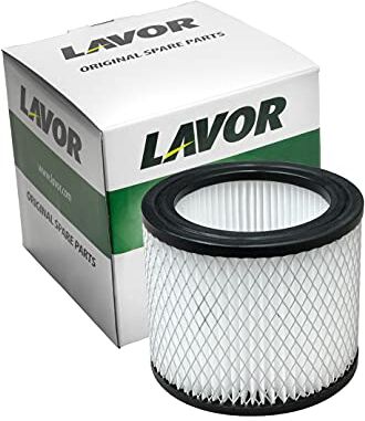 Lavor Filtro a Cartuccia Lavabile per Aspiracenere Ashley 800, Freddy, Kombo