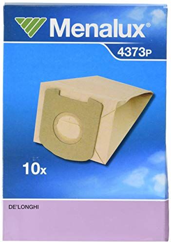 Menalux Sacchetti per aspirapolvere in carta per De Longhi, Colombina e Classe A, 10 pezzi