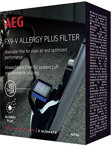 AEG , -Filtro Allergy Plus per FX9, Carta, Bianco